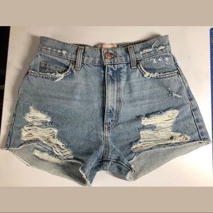 REVICE Denim Malibu Cutoffs Daisy Dukes Shorts